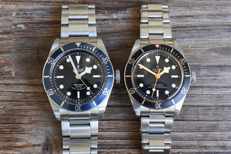 tudor black bay old vs new|tudor black bay 41 thickness.